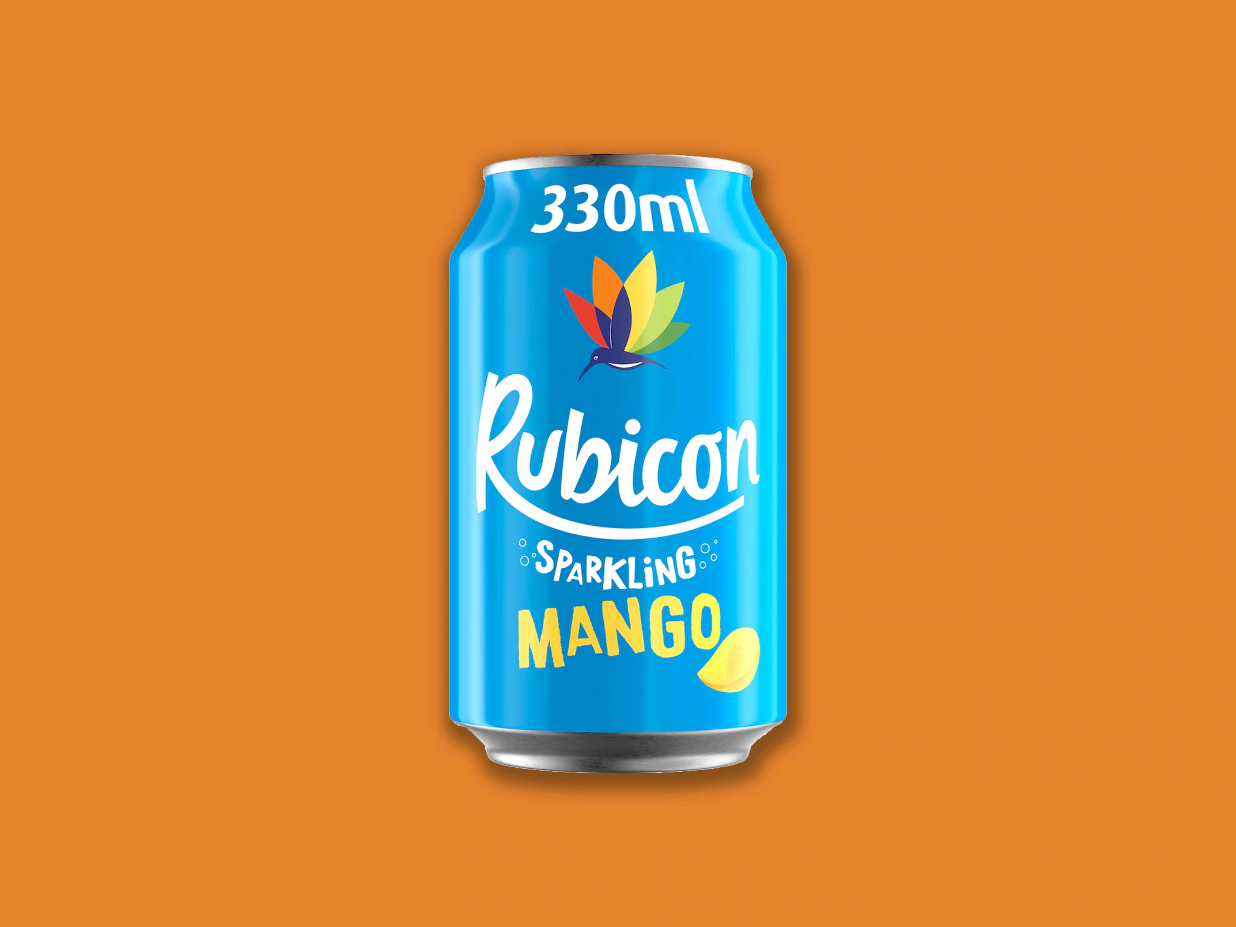Mango drink glass